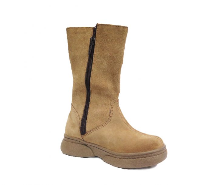 Bota de Gamuza Con Flecos