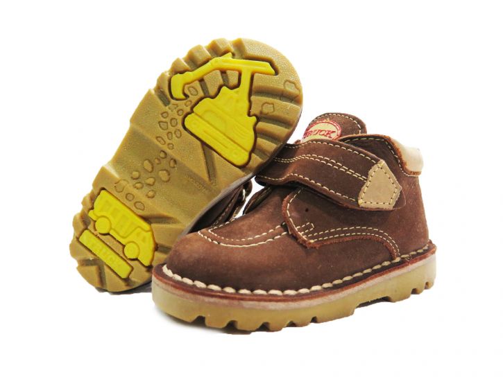 Botita Bota Nobuk Fray Mocho Con Velcro