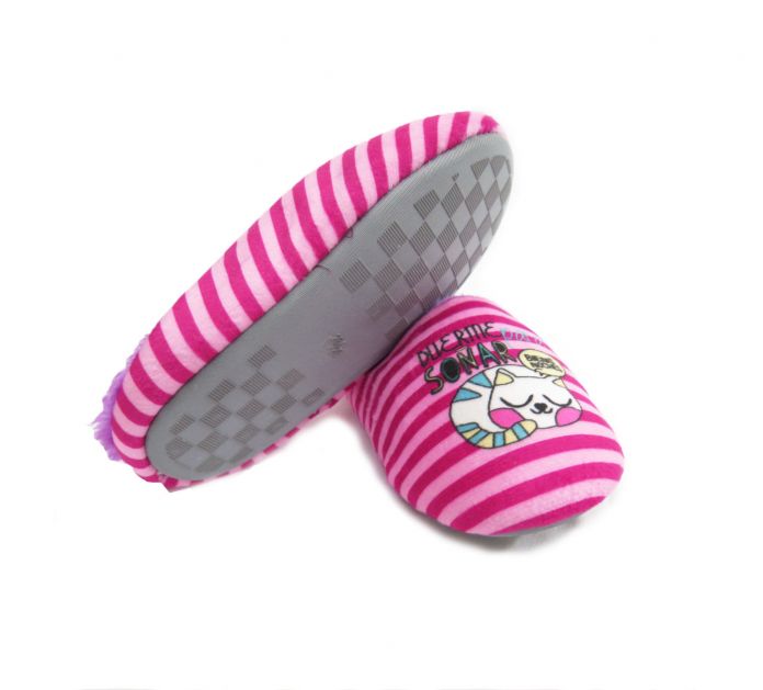 Chinela de Plush y Piel Interior - Pantufla