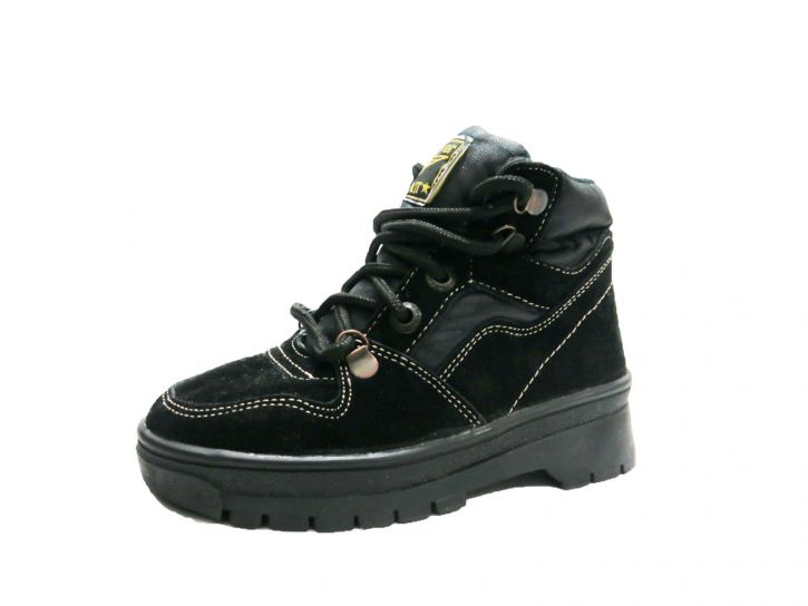 Borcego Bota Truck con Cordon de Gamuza y Tela