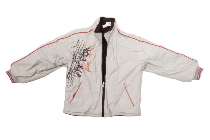 Campera con Puño y Cintura + Chaleco de Microfibra Estampado y Polar Interno Capucha Desmontable