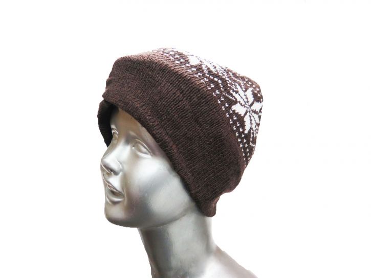 Gorro Tejido con Guarda Tipo Bariloche