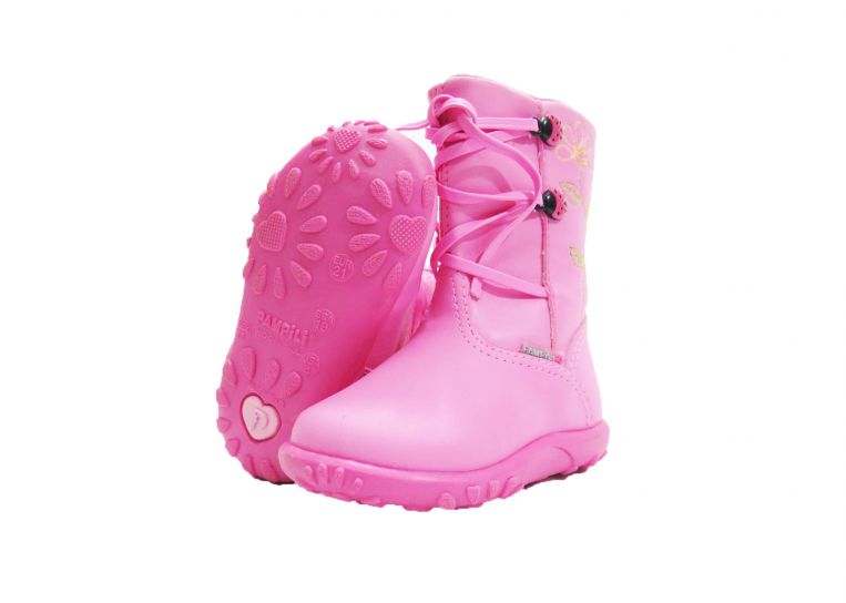 Bota Arco Iris Bordada Cuerina Vaquitas de San Antonio