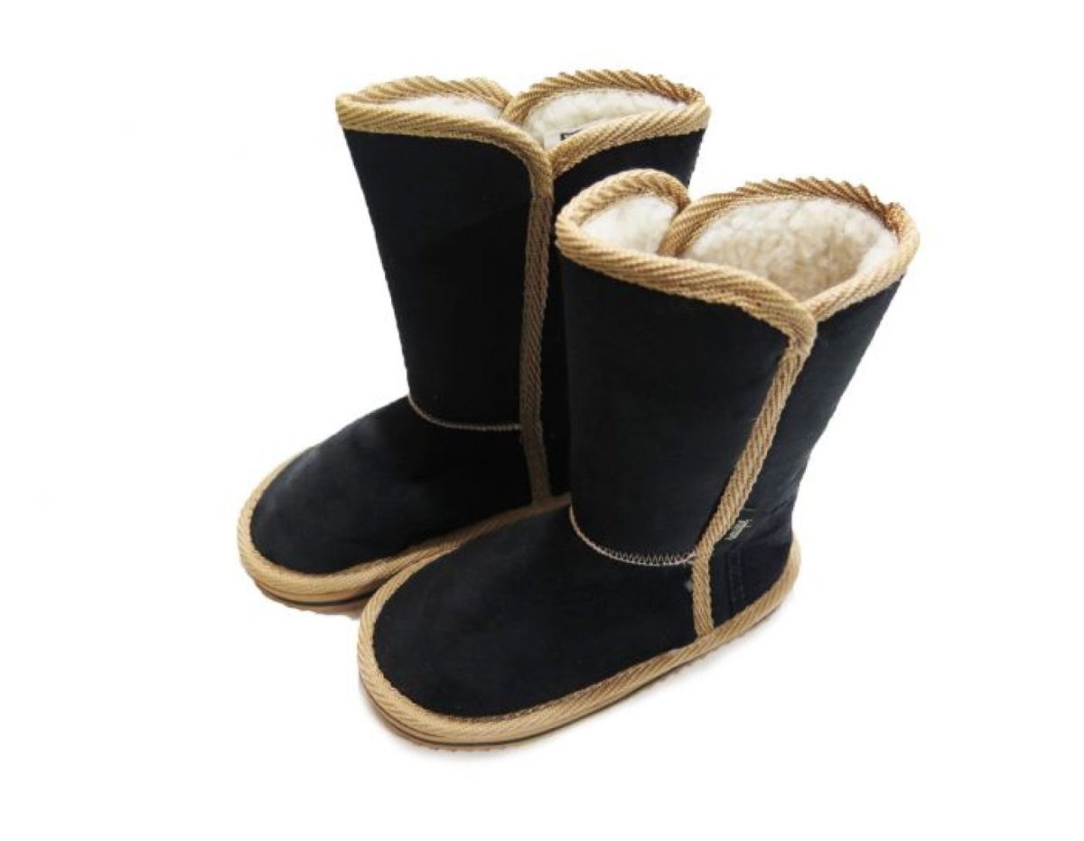 Bota tipo Barker Gamuza y Corderito - Pantubota