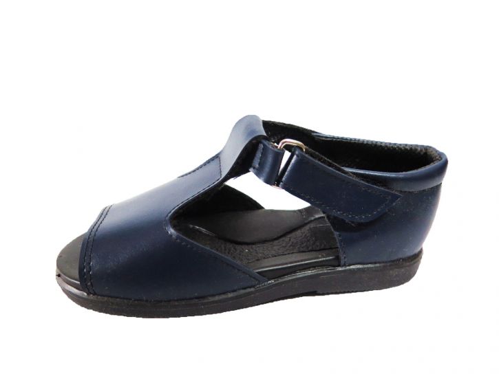 Sandalia de Ecocuero con Talon y Velcro