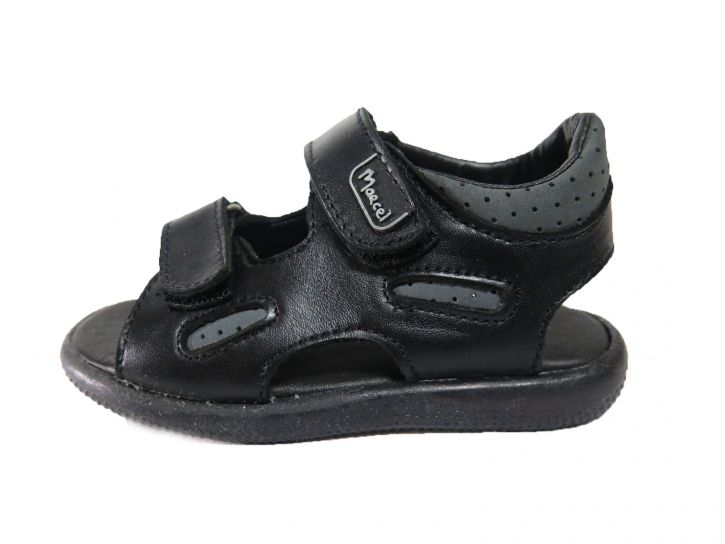 Sandalia de Vestir Varon con Doble Velcro