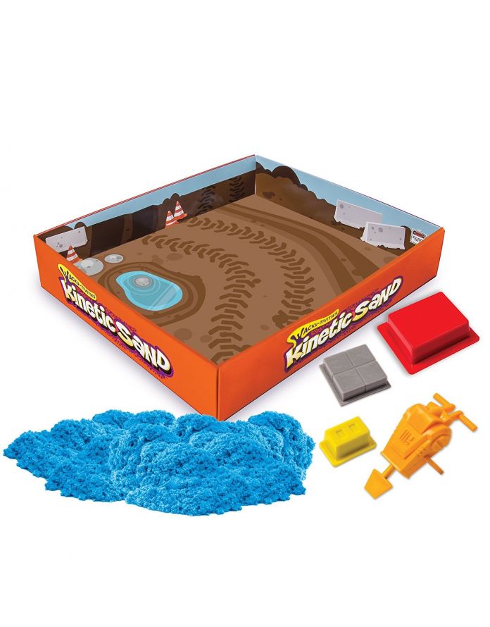 Juego de Masa Arena Kinetic Sand de Construccion