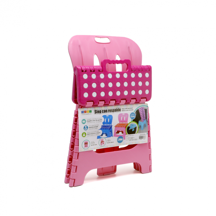 Step Pegable con respaldo / Hasta 100 Kg.