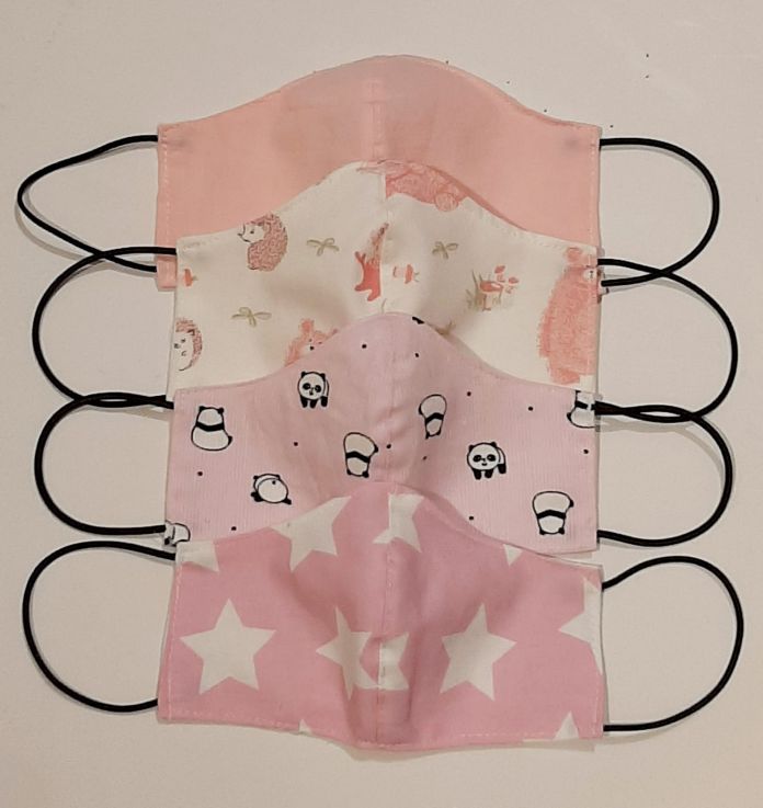 Barbijo Mediano Estampado - 6 a 12 Años