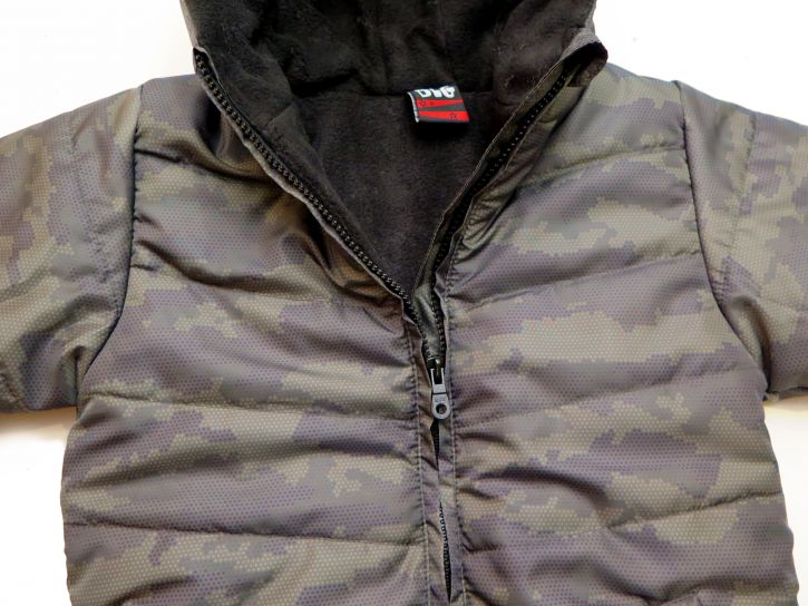 Campera De Abrigo Camuflada Con Polar interior