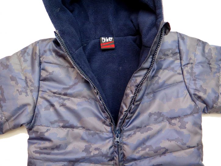 Campera De Abrigo Camuflada Con Polar interior