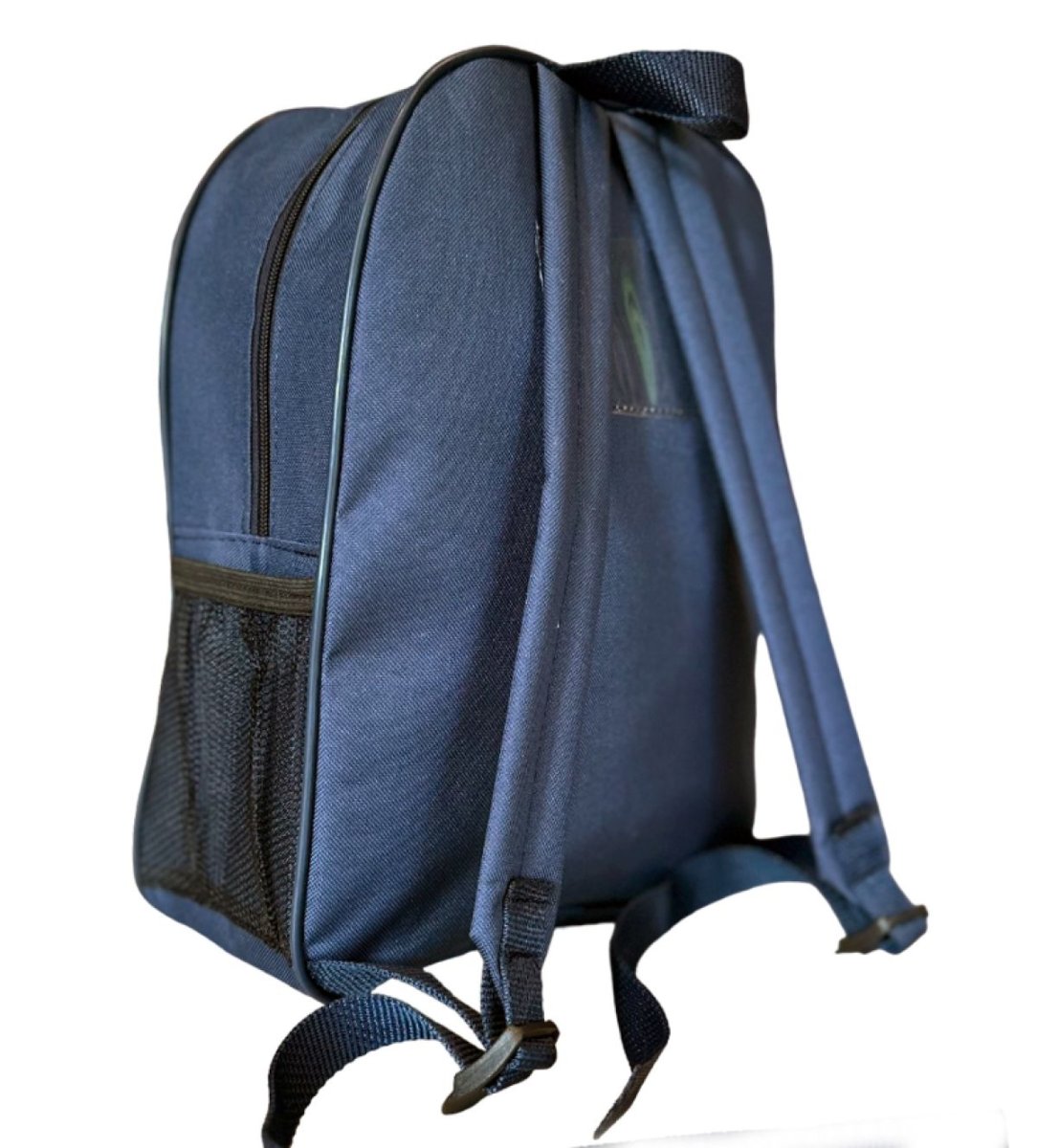 Mochila Espalda jardin Azul Marino Lisa - 33 cm. x 10 cm. x 26 cm.