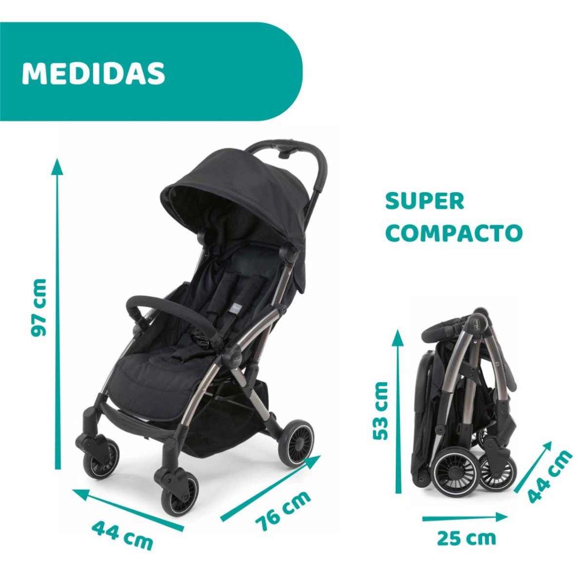 Cochecito De Paseo Cheerio Plegado Automatico