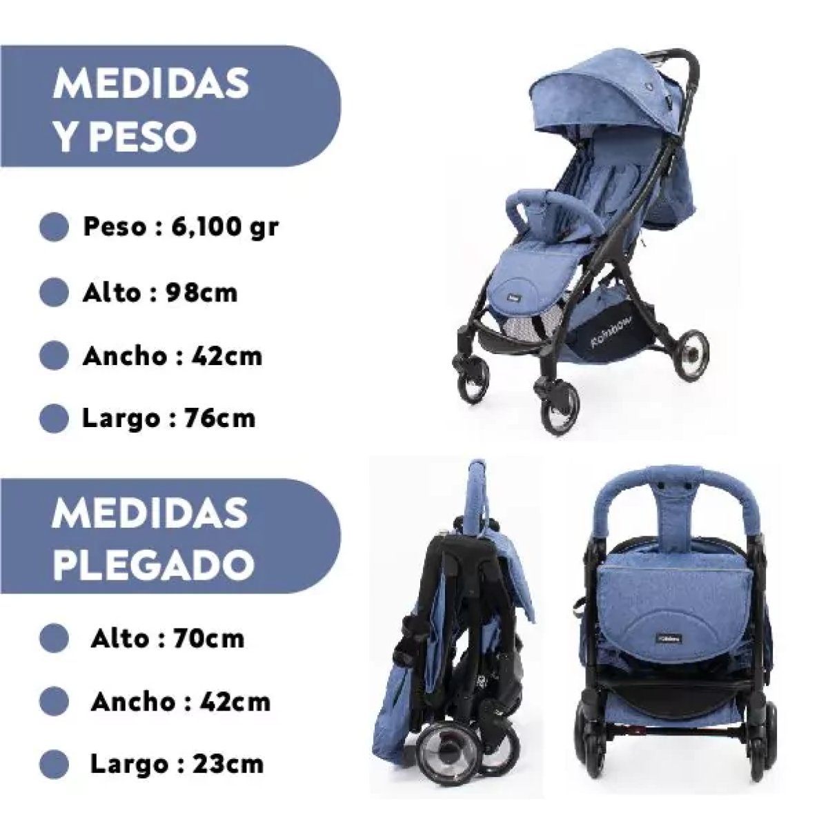 Cochecito De Paseo Cloe Ultracompacto Ultralivano