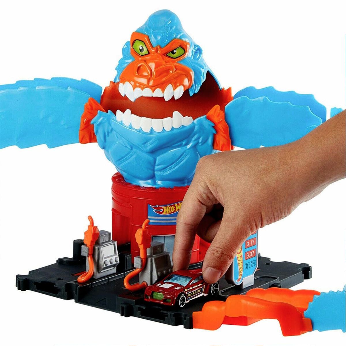 Hot Wheels City Pista Ataque del Gorila