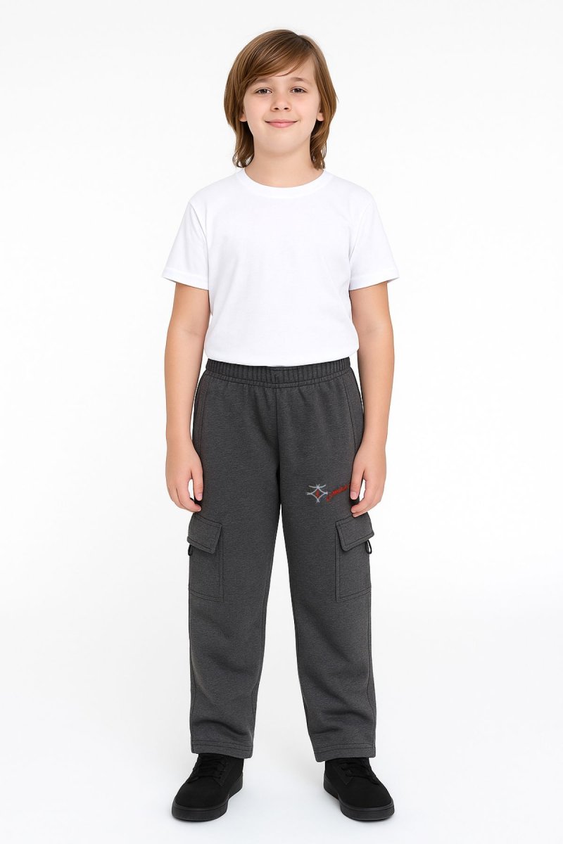 Pantalon Cargo frizado con Bolsillo