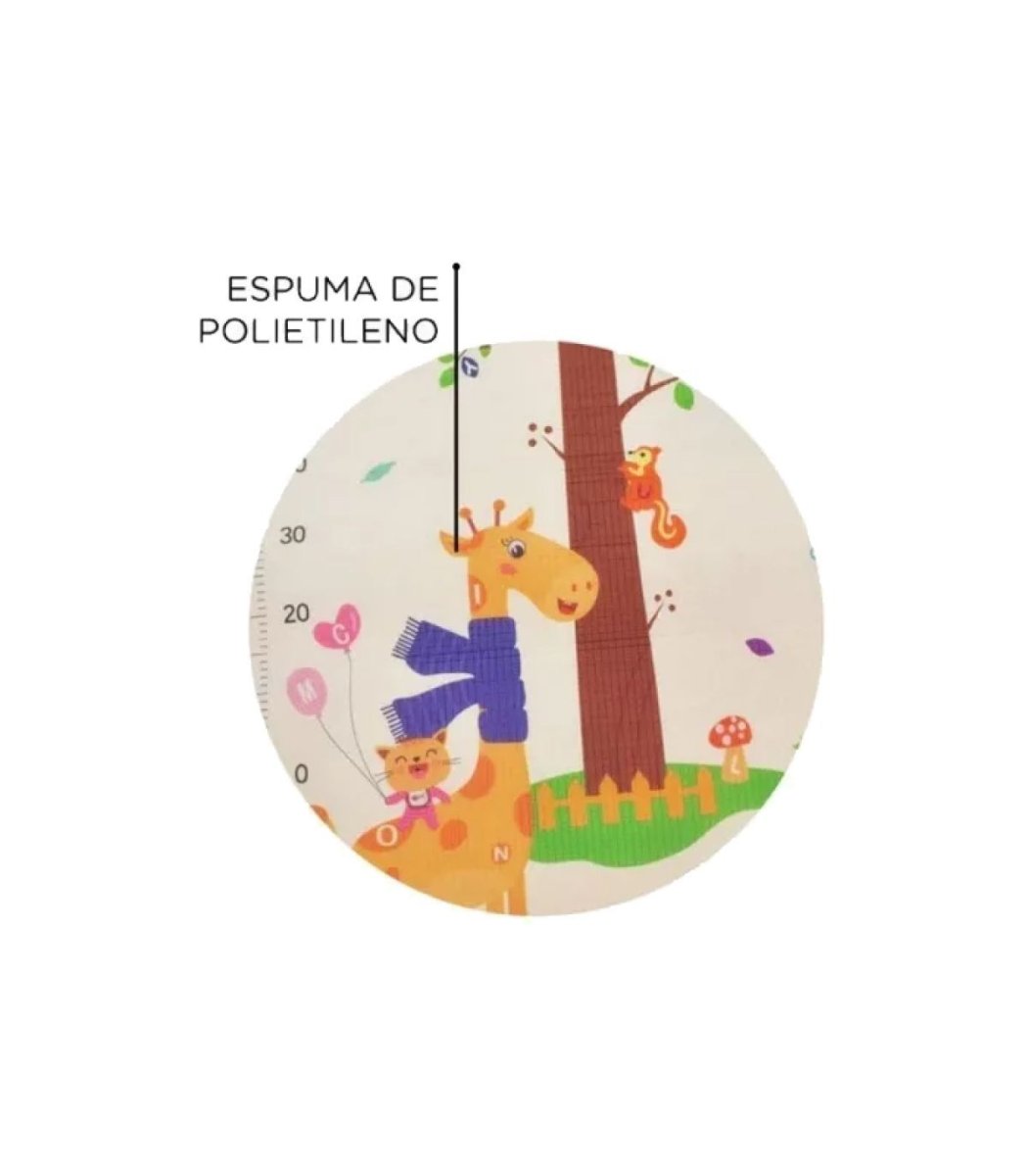 Alfombra Antigolpe Enrollable Reversible Con Bolso Para Transportar - En Rollo