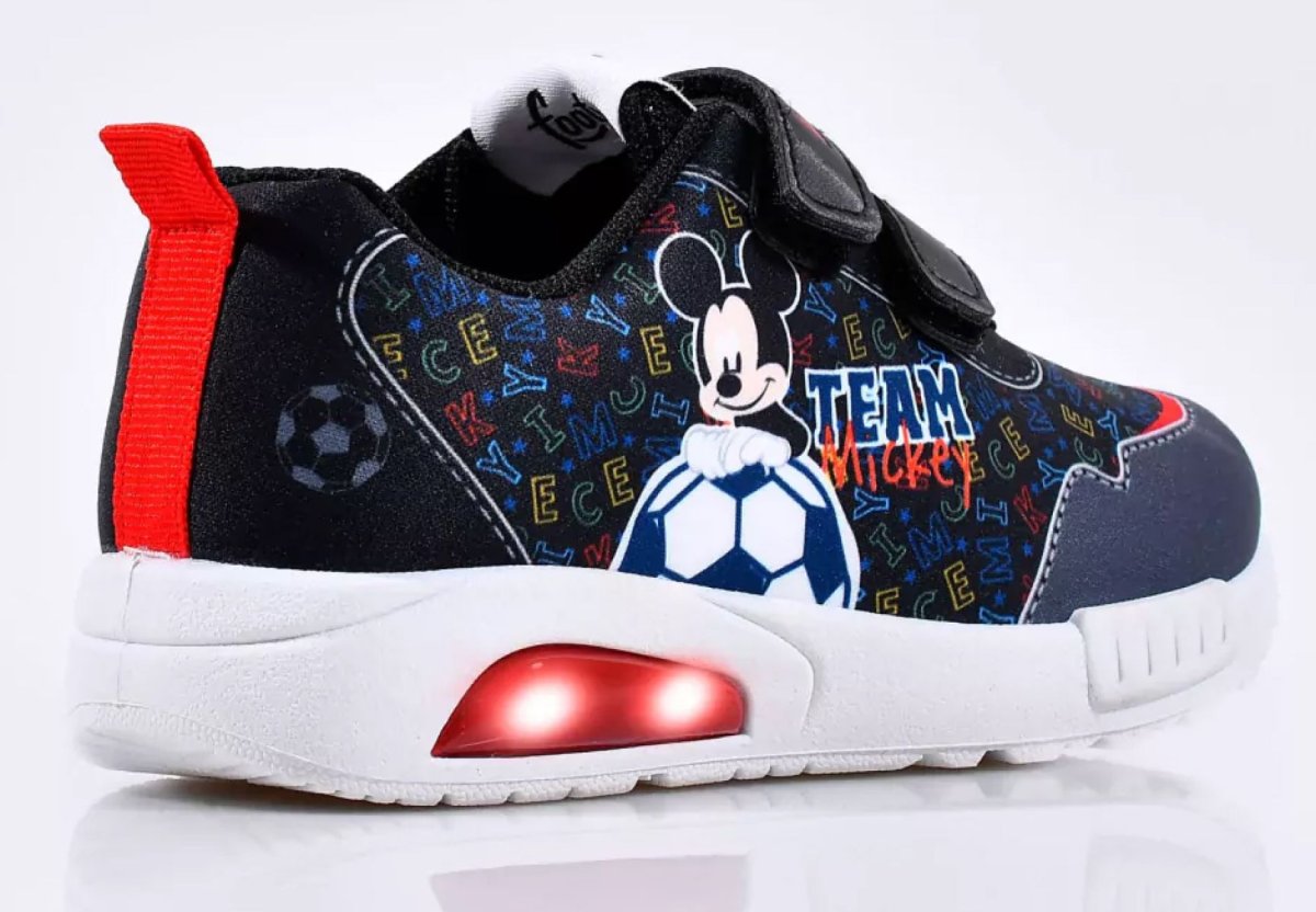 Zapatilla Mickey Velcro - Luz Al Pisar