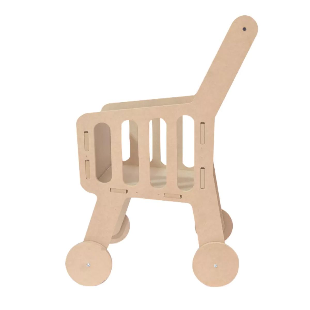 Carrito Changuito de Supermercado - Caminador - Montessori - en Madera MDF