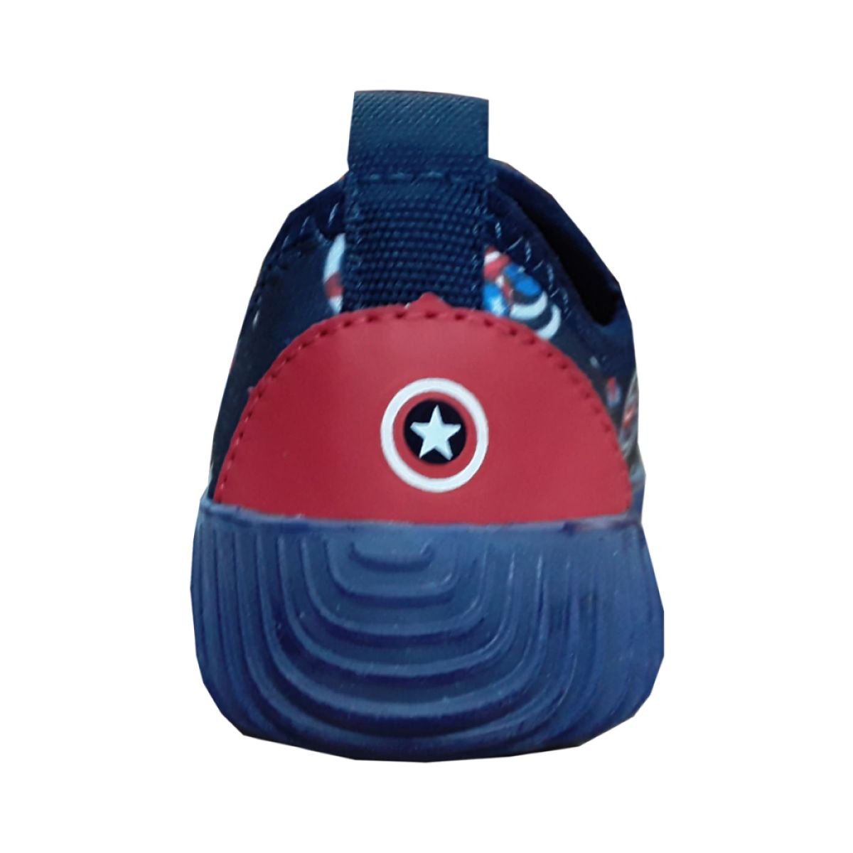 Zapatilla Lycra Capitan America Con Luz Led