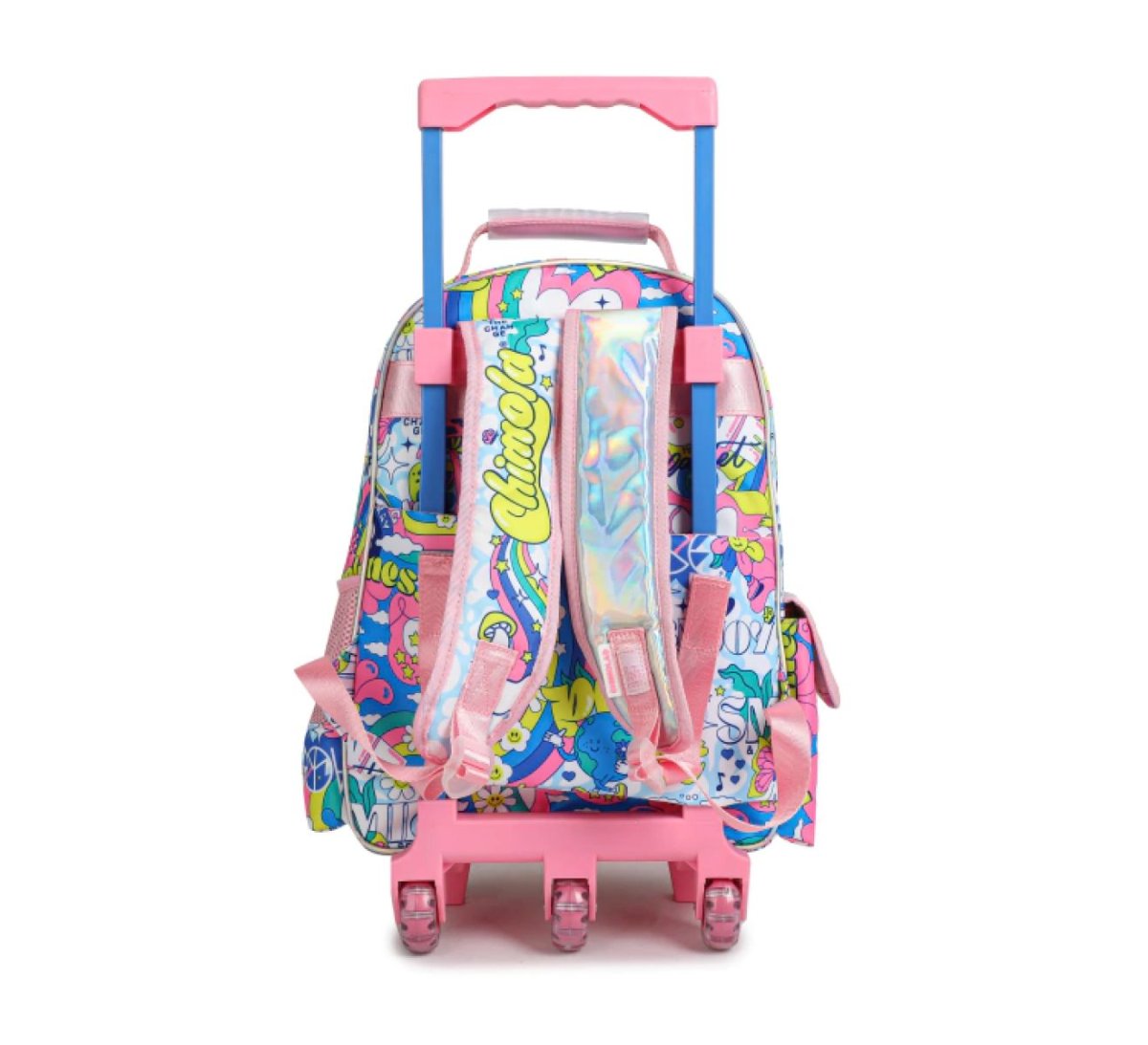 Mochila Con Carro Flower - Flor - 16 Pulgadas