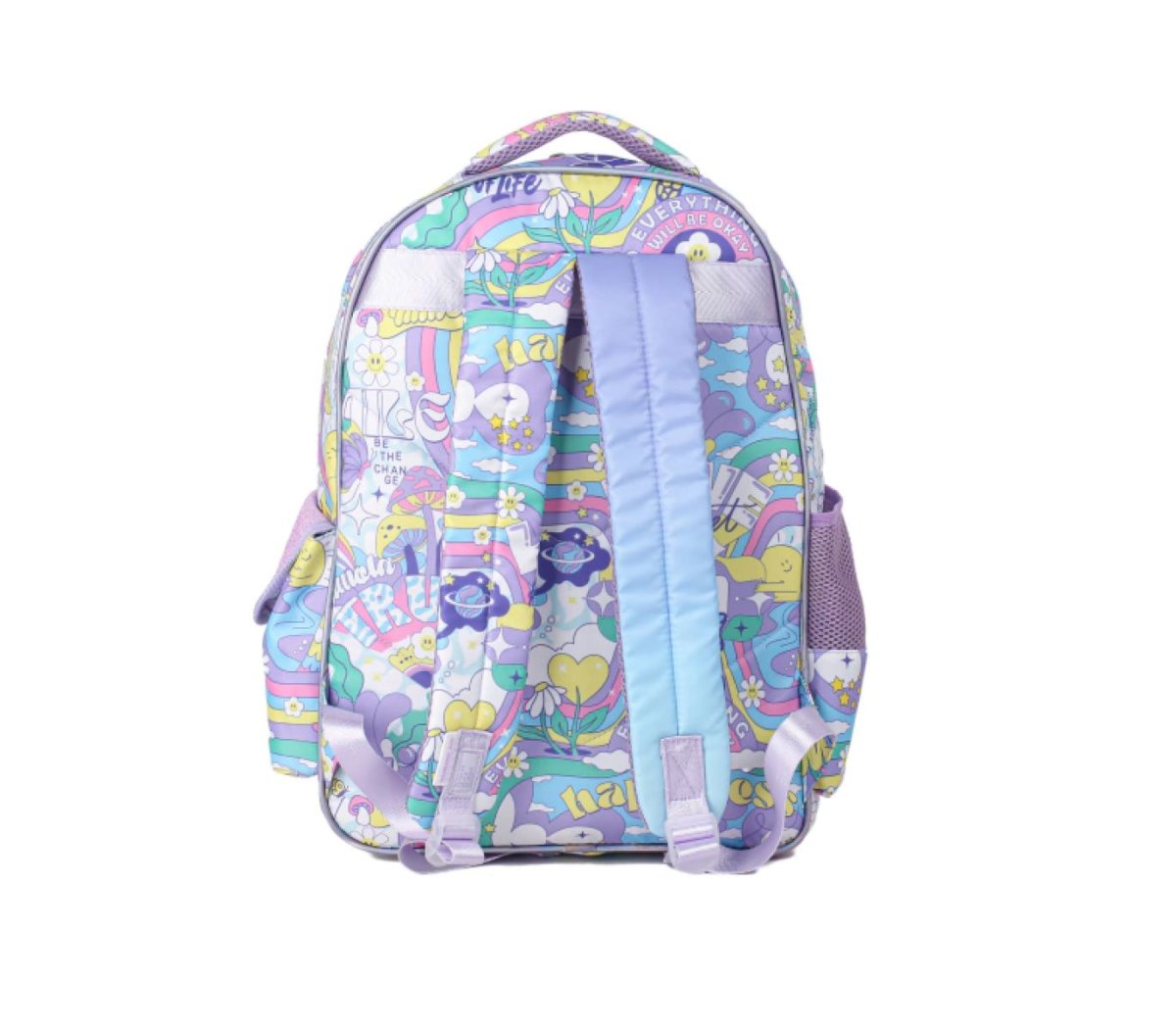 Mochila Espalda Trama Cristal - Love The Planet Light Purple C2 - 17 Pulgadas
