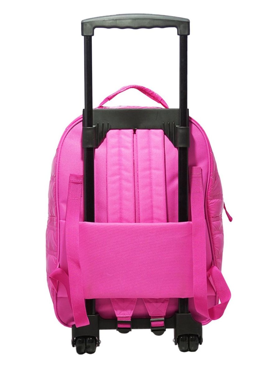 Mochila Con Carro Influencer Puffer Brillante