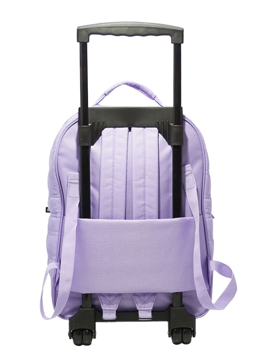 Mochila Con Carro Influencer Puffer Brillante