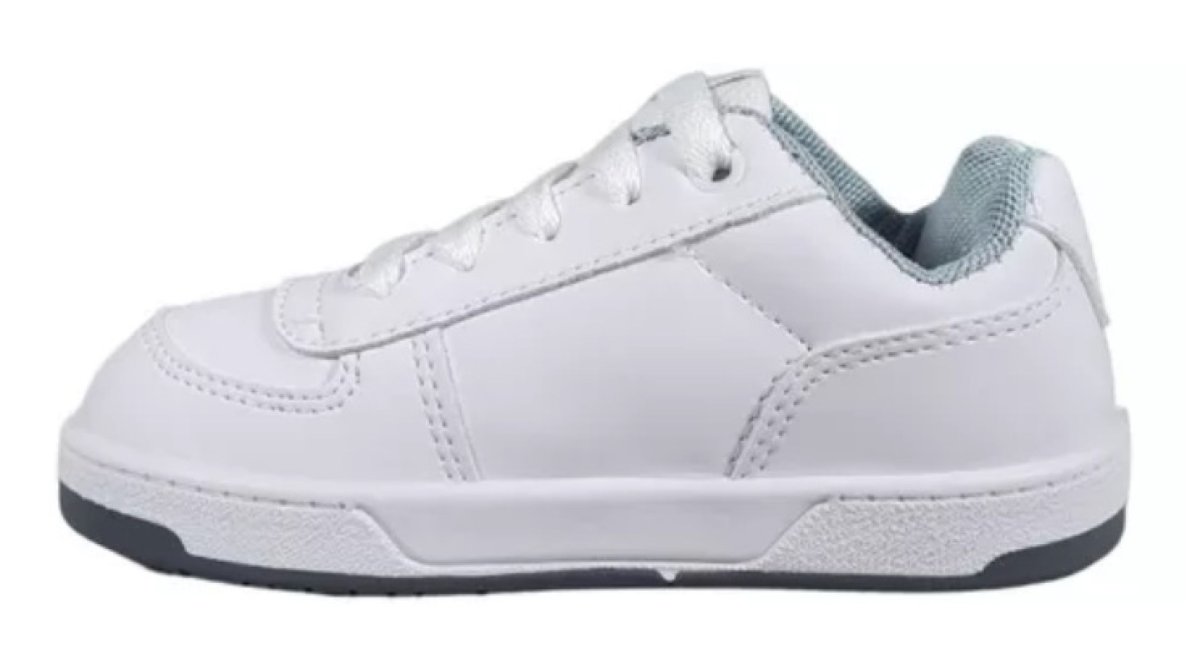 Zapatilla Cuerina Colegial Con Cordon