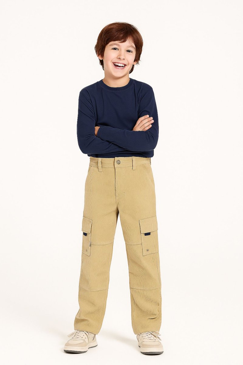 Pantalon Corderoy tipo cargo