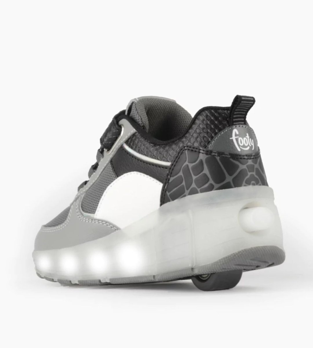 Zapatilla Con Rueda Luz Led Recargable - Roller