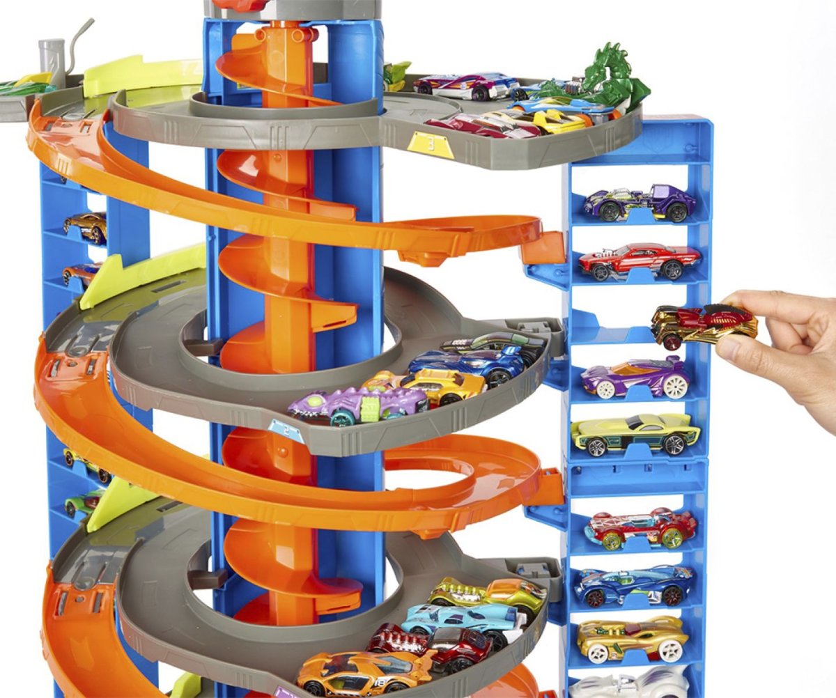Hot Wheels City Mega Garage - Incluye Un Auto