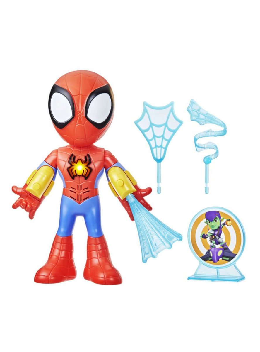 Figura Muñeco Traje Electronico De Spidey - Luz Y Sonido - Máscara Rectráctil - Spidey Y Sus Sorprendentes Amigos - Spiderman