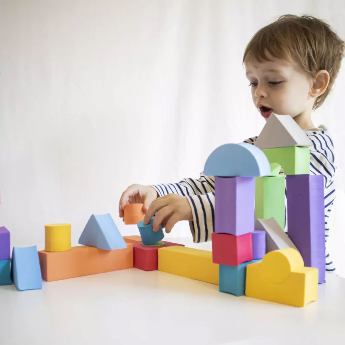 Bloques Para Imaginar Y Construir De Goma Eva - 40 Piezas