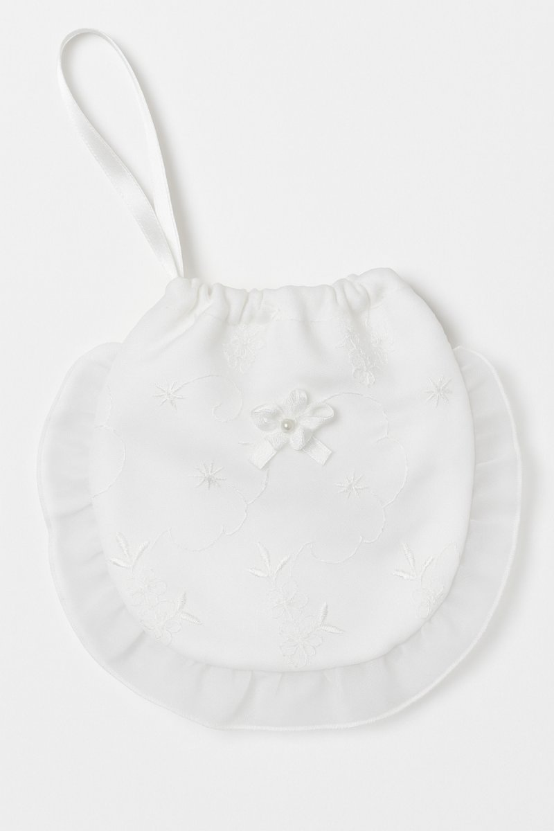 Limosnera De Organza Bordada y Volados- Diseño Variado