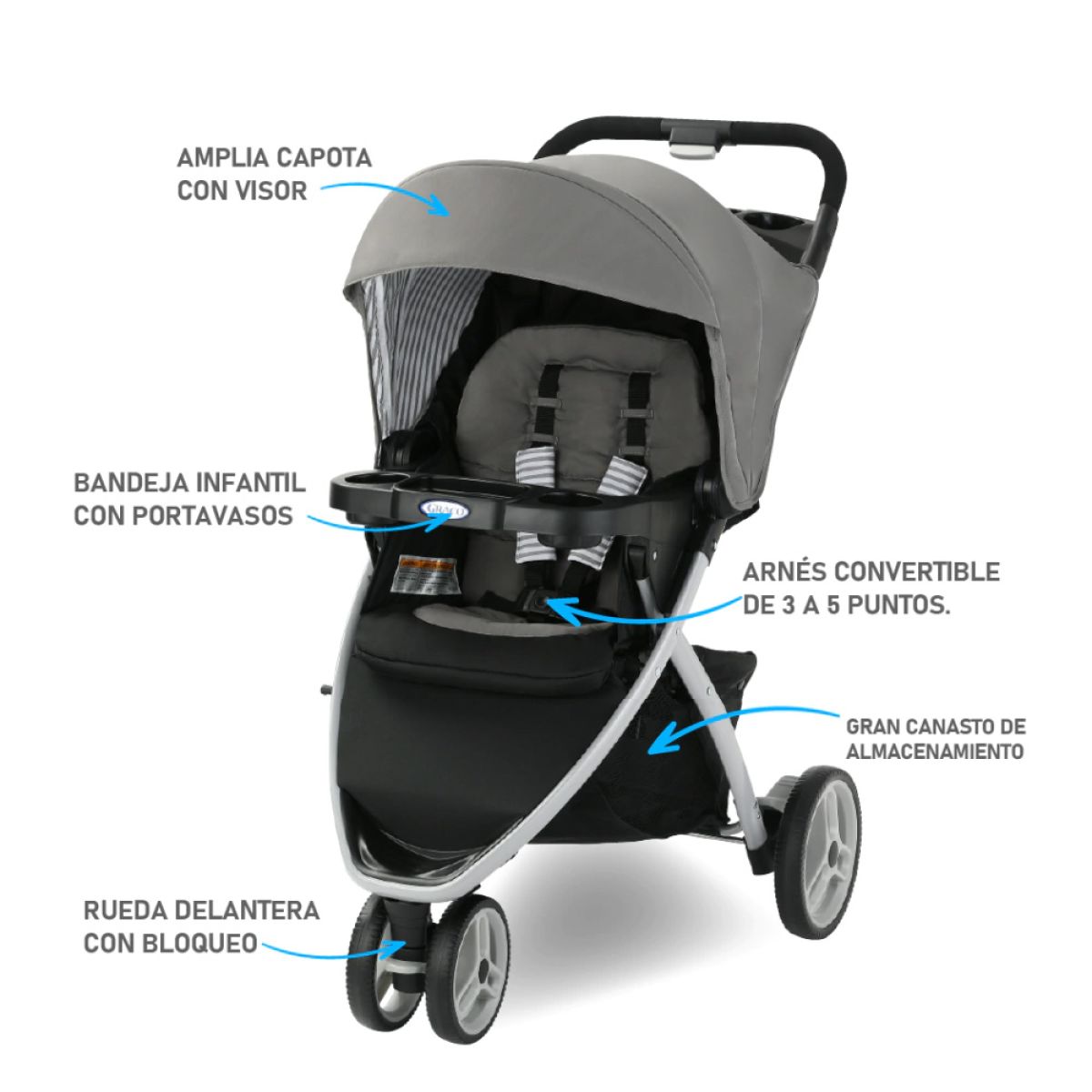 Cochecito Travel System Tempo Con Huevito Y Base