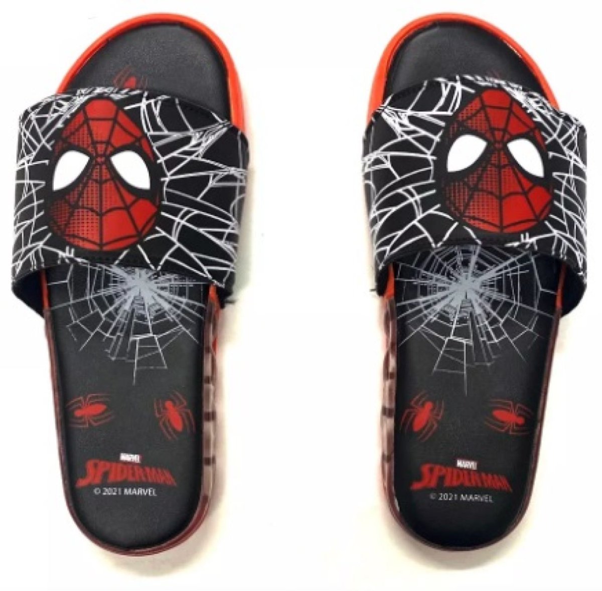 Chinela Spiderman con luz