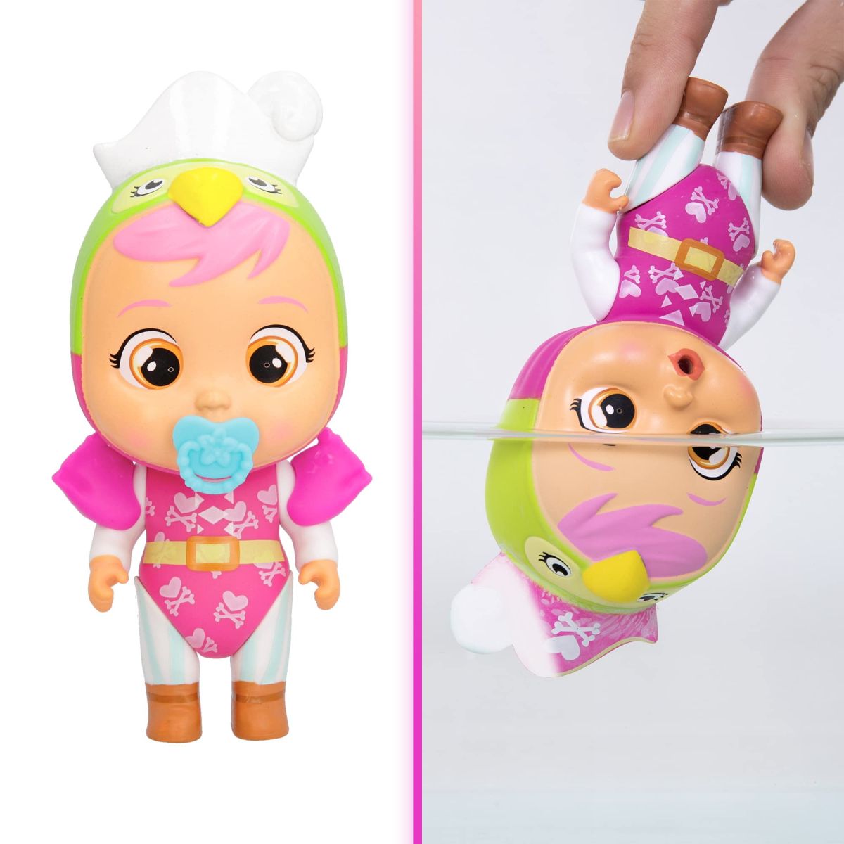 Muñeca Cry Babies Tropical - Lora - Beach Babies - Cambia Con El Agua