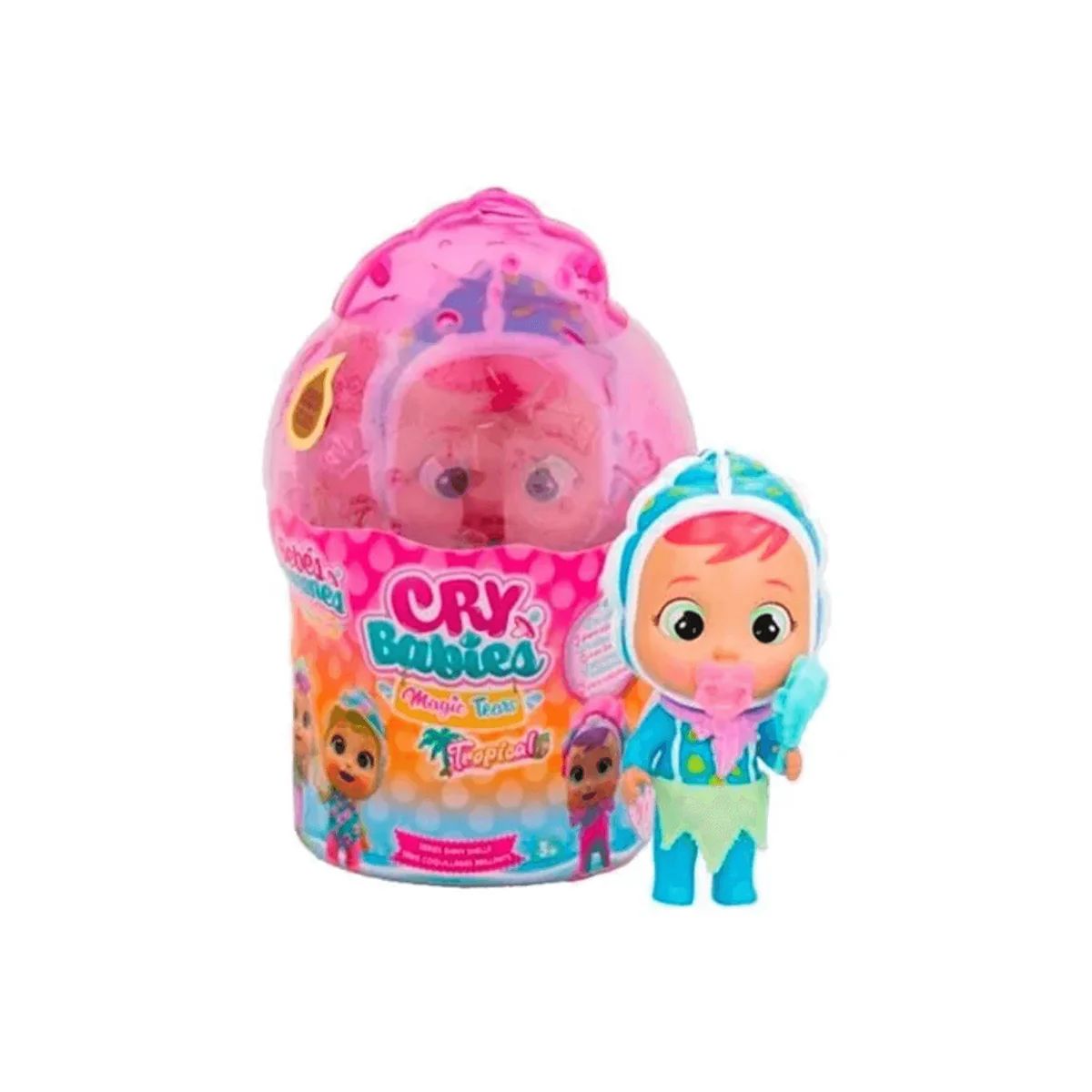 Muñeca Bebote Cry Babies Tropical  - Bebe Llorones - Serie Shiny Shells