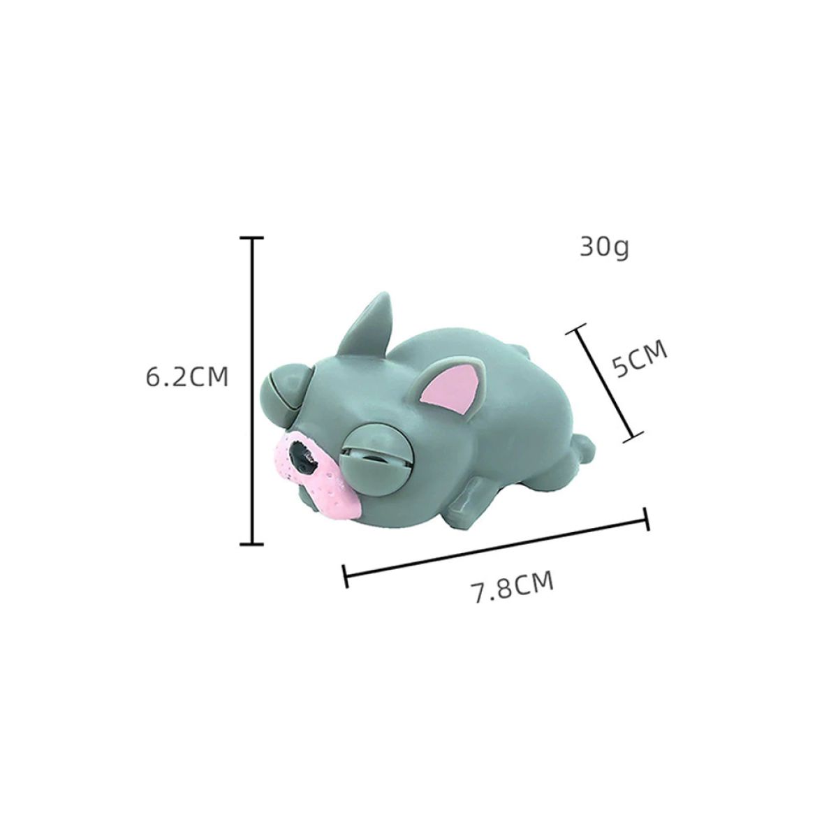 Squishy Perrito Bulldog Ojos Saltones Shaky Friends