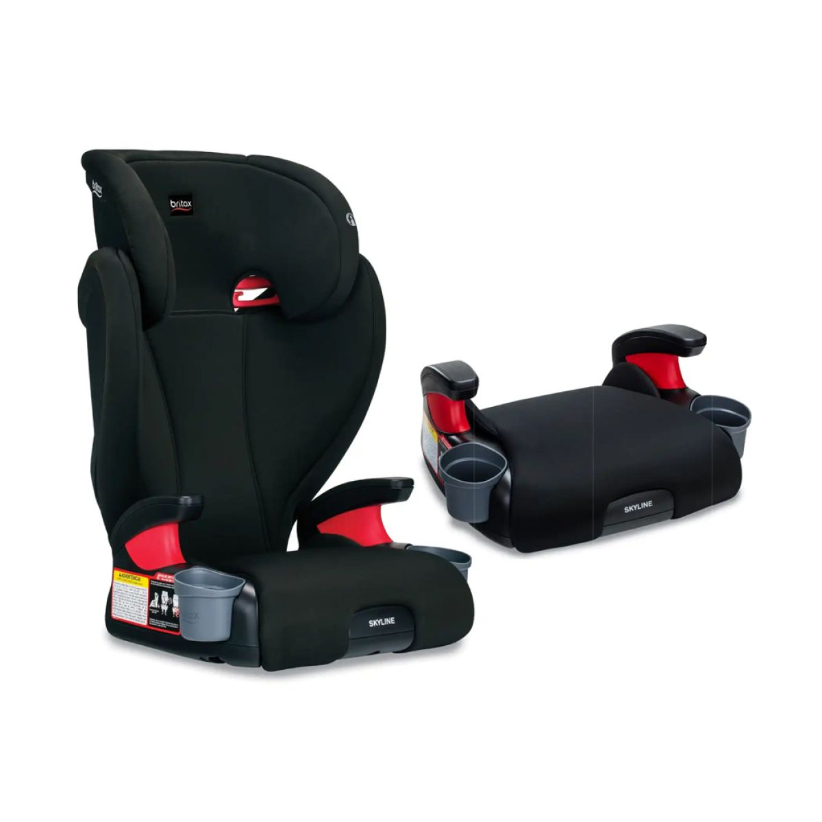 Skyline Backless Booster Asiento Infantil Con Respaldo Desmontable Latch