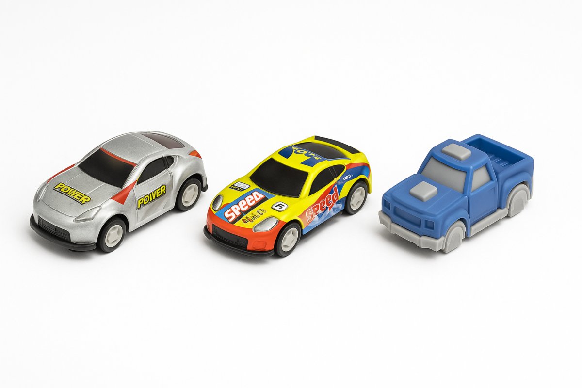 Camion Mosquito - Coasting Truck Storage Model - Incluye 3 Autitos