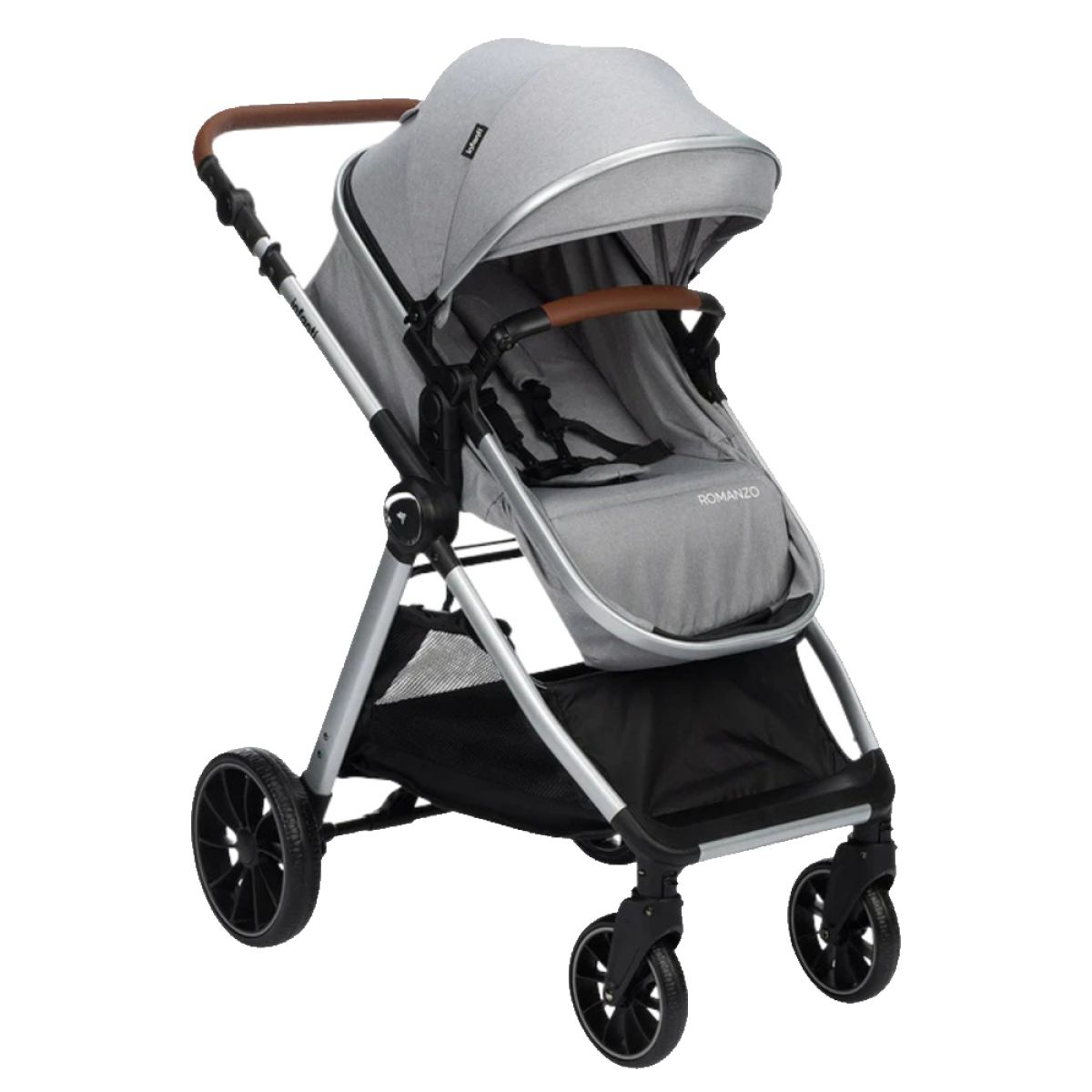 Romanzo Cochecito Infantil 3 en 1 Travel System Con Huevito Y Base Isofix moises