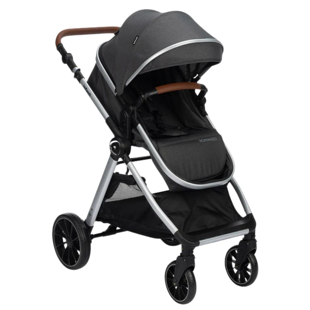Romanzo Cochecito Infantil 3 en 1 Travel System Con Huevito Y Base Isofix moises