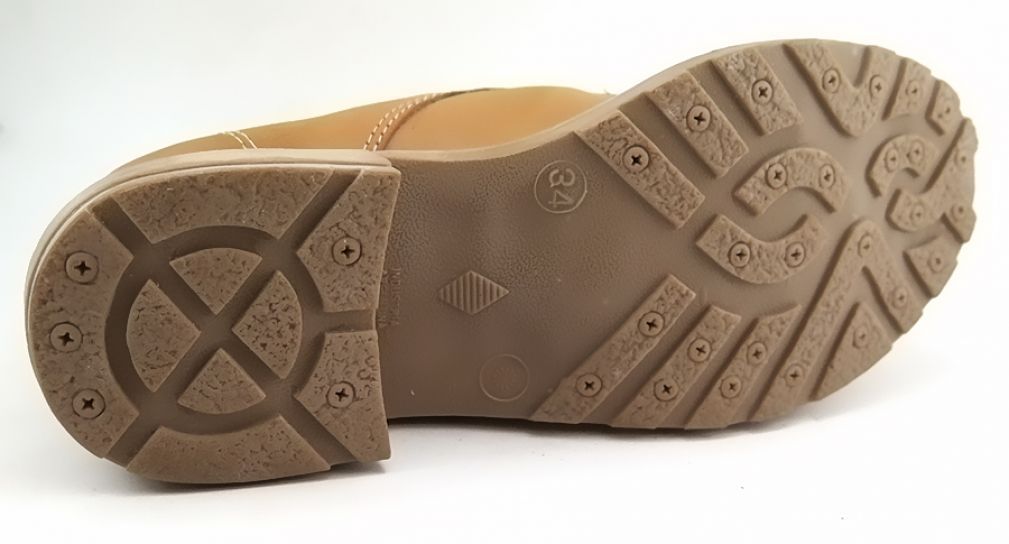 Borcegos Color Camel Cuero