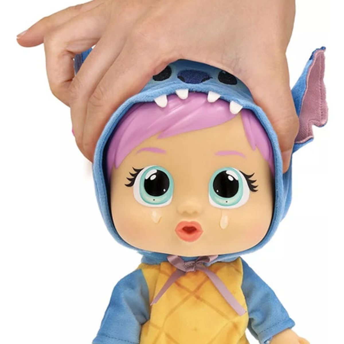 Muñeca Cry Babies Loving Care Stitch - 25 Cm - Bebe Lloron