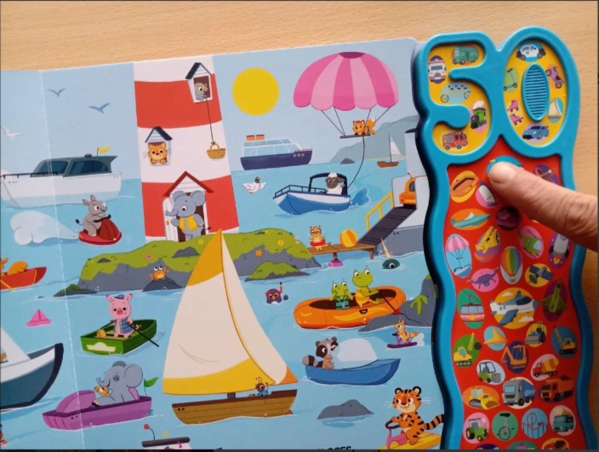 Libro   Cosas Que Se Mueven- Tapa Dura - Libro Con Sonido