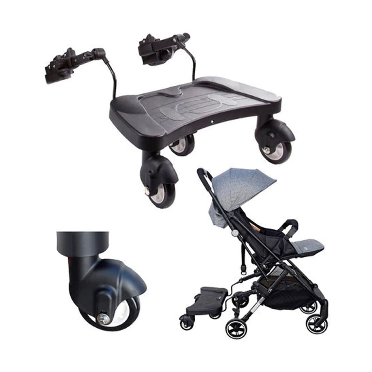 Patineta Universal Para Cochecito Plataforma Para Hermanito