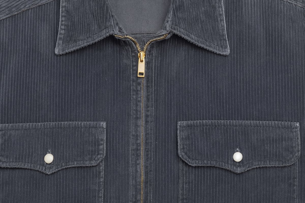 Camisaco De Corderoy Con Cierre