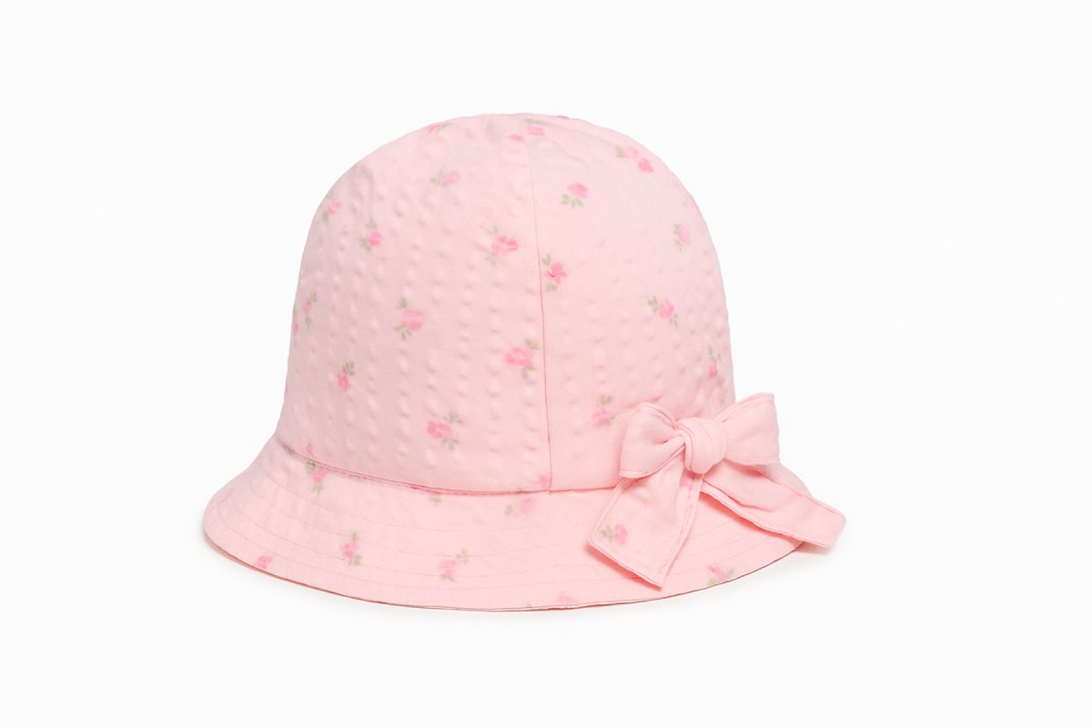 Gorro Piluso Tela Estampado De Flores Ajustable